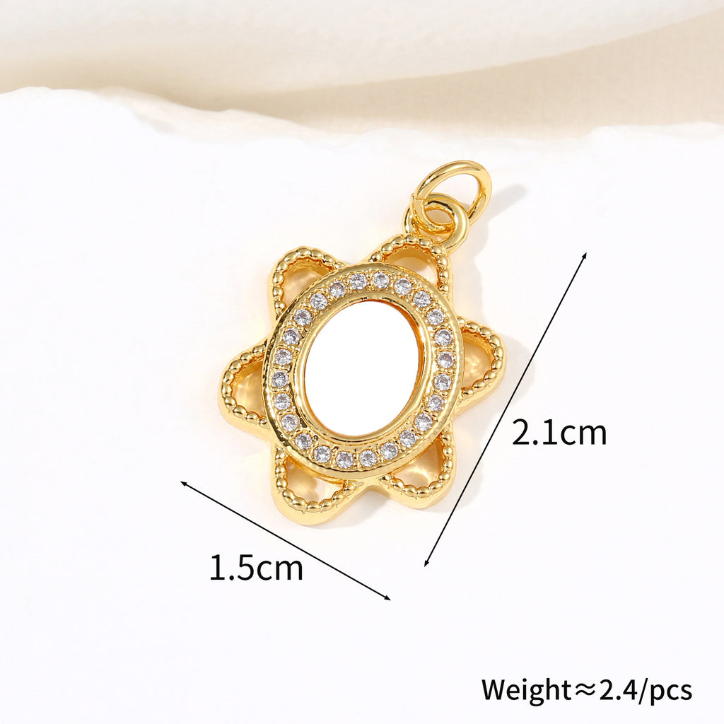 New arrival flower leaf natural shell petal pendant single pendant necklace female clavicle chain does not fade