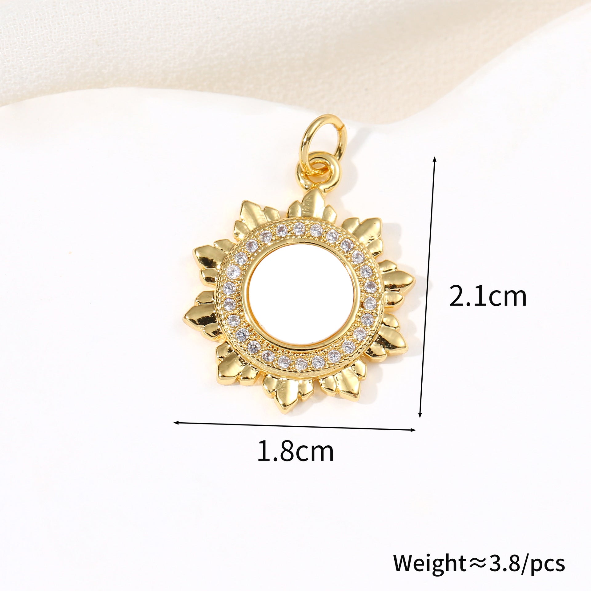Zircon Shell Sunflower Round Star Necklace Jewelry European and American Manufacturers Wholesale