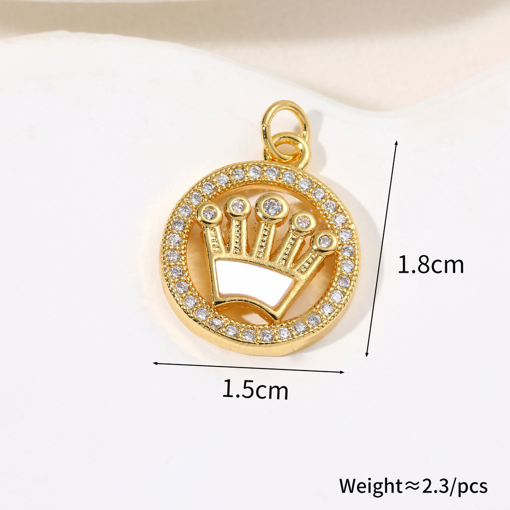 Shell pendant single pendant women's retro versatile high-end necklace clavicle chain