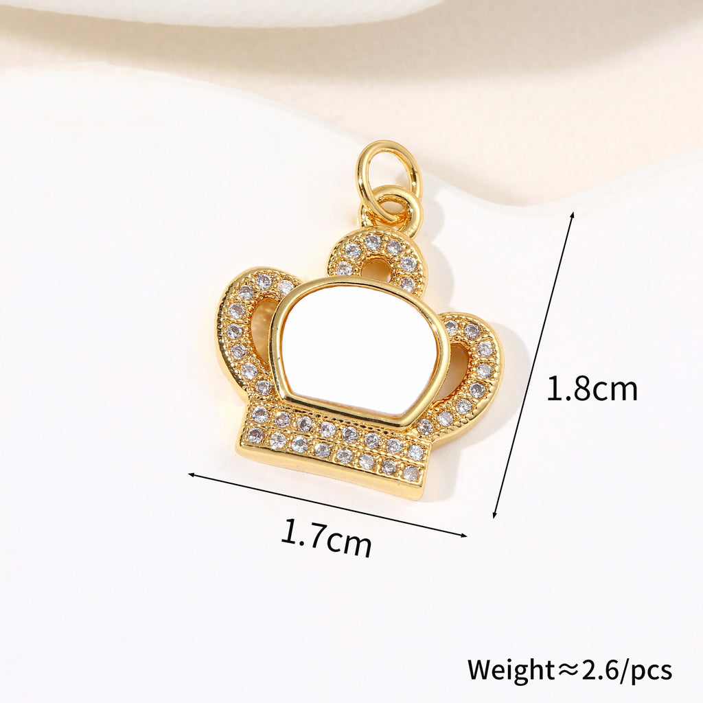 Shell pendant single pendant women's retro versatile high-end necklace clavicle chain